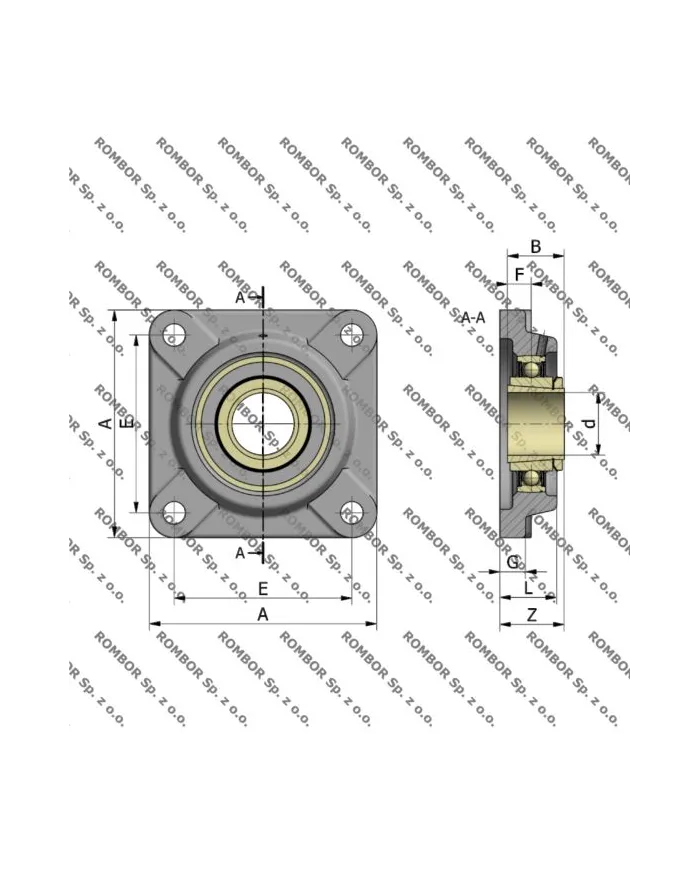 UKF 213 H ZESPÓŁ ŁOŻYSKOWY SNR