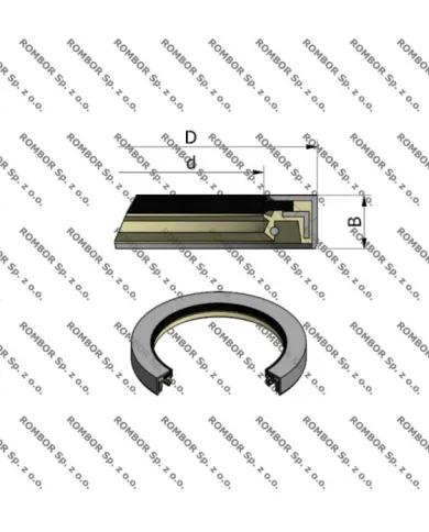 COMBI 105x130x12 NBR SIMMER