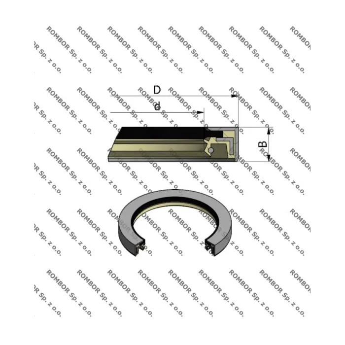 COMBI 105x130x12 NBR SIMMER