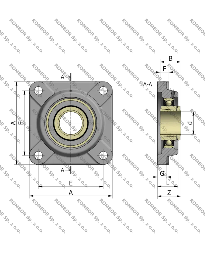 UKF 208 H BEARING ASSEMBLY SNR