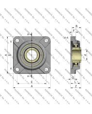 UKF 208 H BEARING ASSEMBLY SNR