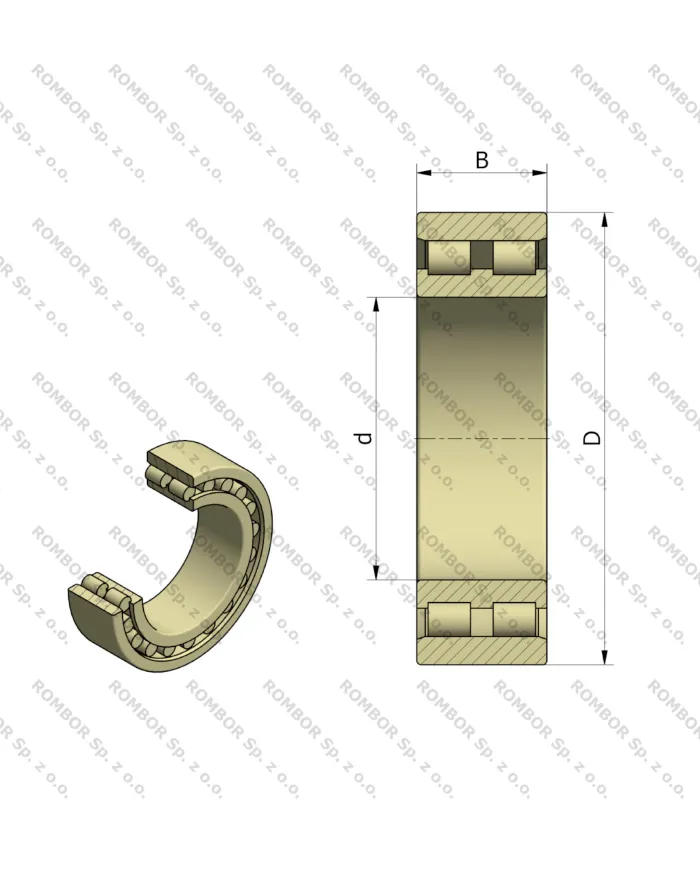 The text "NN 3024 K P51 2FŁT" does not contain any meaningful content to translate from Polish to German. It appears to be a cod
