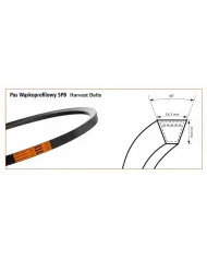 SPB/H 3150 V-BELT HARVEST SANOK