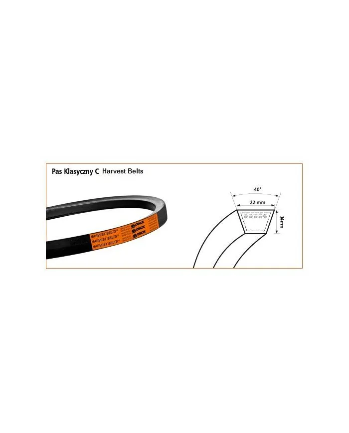 HC 2300 HARVEST BELTS PAS KLINOWY STOMIL