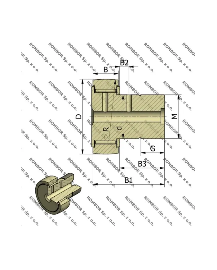 ROLKA KR 22 PP A INA