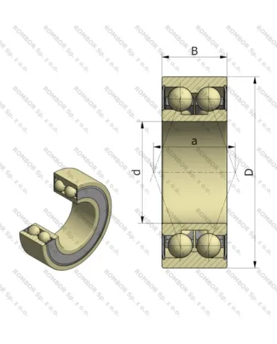 3207 A 2RS1/C3 SKF