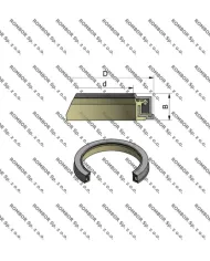 RWDR  34,9x54x8,5 FPM ELRING SIMMER