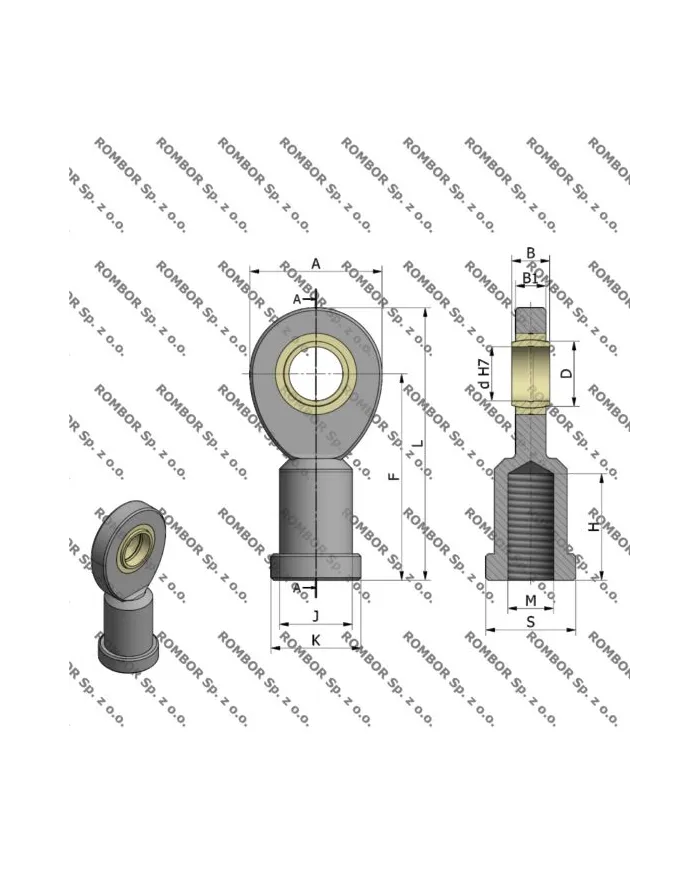 GŁÓWKA CIĘGŁA SIKAC 12 M SKF