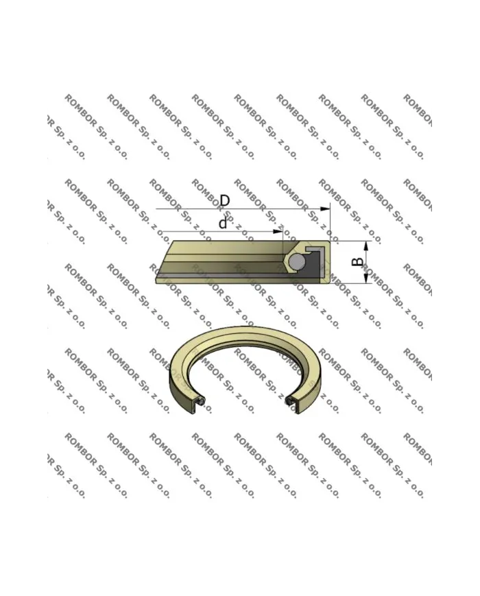 BADSL 17x30x7/8 NBR (CO 01002180) SIMMER