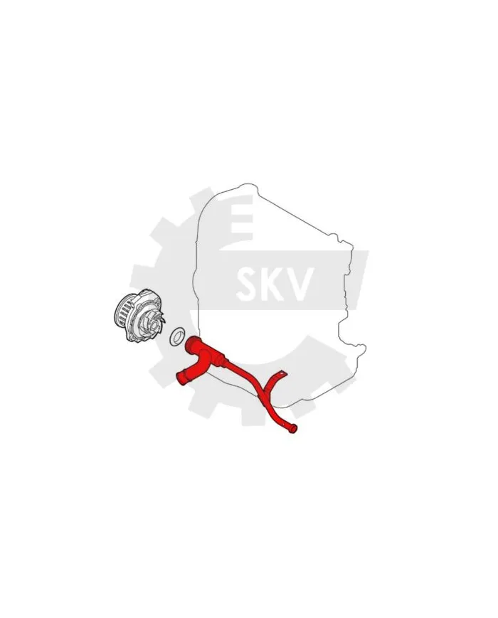 43SKV757 SKV Przewód układu chłodzenia 1259