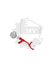 43SKV757 SKV Przewód układu chłodzenia 1259