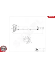 76SKV137 SKV Wał napędowy