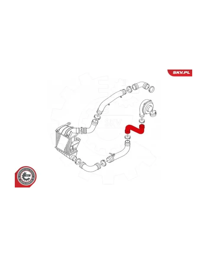 24SKV516 SKV Przewód klimatyzacji