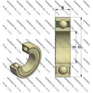 W 6203 ZZ  SS 6203 ZZ SKF