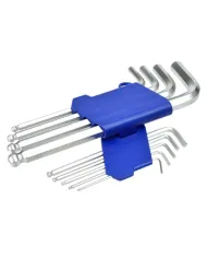 Llaves Allen 1,5-10 / 190 mm 9 piezas. juego GEKO