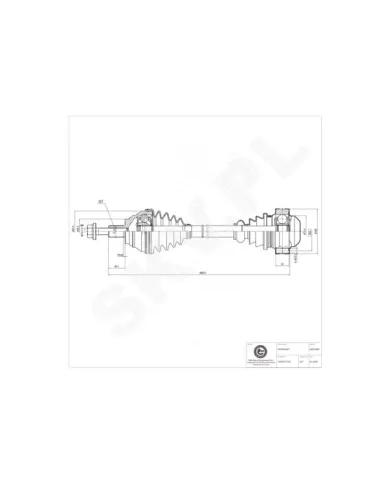 40SKV003 SKV Antriebswelle