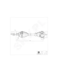 40SKV003 SKV Półoś napędowa