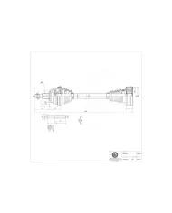 40SKV006 SKV Półoś napędowa