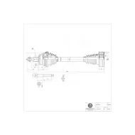 40SKV006 SKV Półoś napędowa