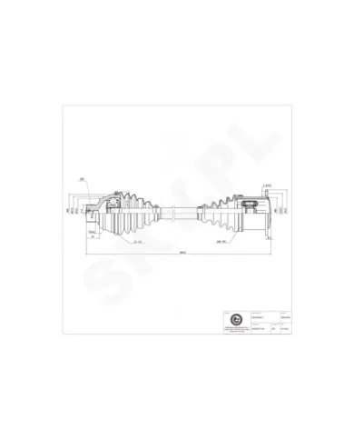 40SKV009 SKV Antriebswelle