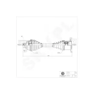 40SKV009 SKV Półoś napędowa