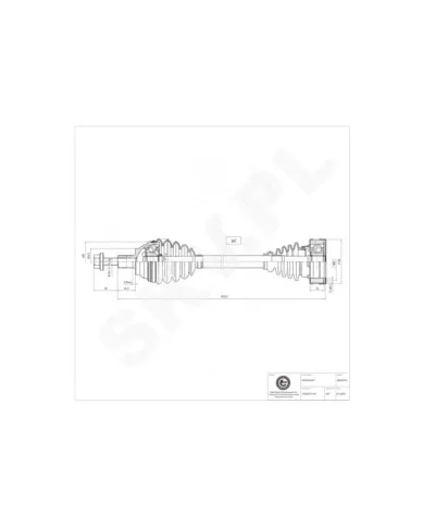 40SKV010 SKV Приводной вал