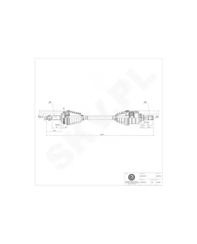 40SKV012 SKV Drive shaft
