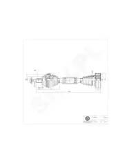 40SKV013 SKV Półoś napędowa