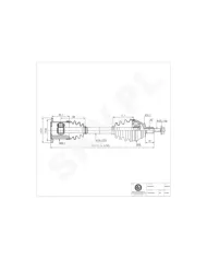 40SKV016 SKV Półoś napędowa
