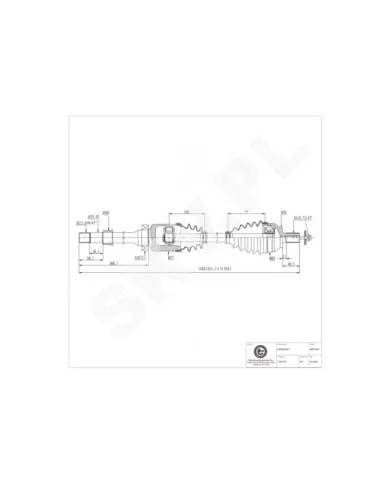 40SKV021 SKV Antriebswelle