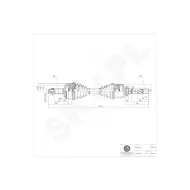 40SKV022 SKV Półoś napędowa