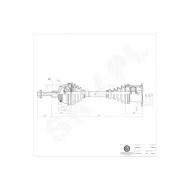 40SKV026 SKV Półoś napędowa