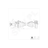 40SKV027 SKV Półoś napędowa