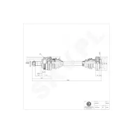 40SKV029 SKV Półoś napędowa