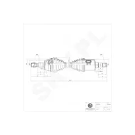 40SKV030 SKV Półoś napędowa