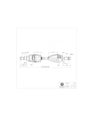 40SKV031 SKV Półoś napędowa