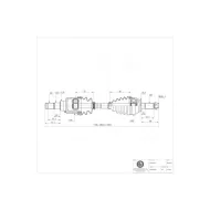 40SKV031 SKV Półoś napędowa
