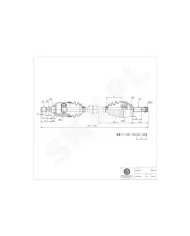40SKV032 SKV Półoś napędowa