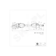 40SKV032 SKV Półoś napędowa