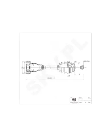 40SKV040 SKV Antriebswelle