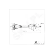 40SKV040 SKV Półoś napędowa