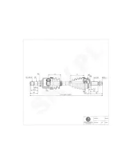 40SKV066 SKV Półoś napędowa