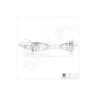 40SKV042 SKV Półoś napędowa