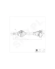 40SKV048 SKV Półoś napędowa