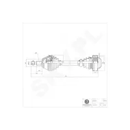 40SKV048 SKV Półoś napędowa