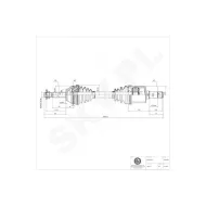 40SKV086 SKV Półoś napędowa