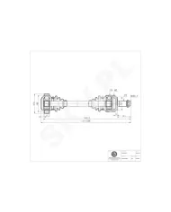 40SKV116 SKV Półoś napędowa