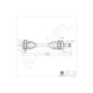 40SKV116 SKV Półoś napędowa