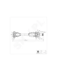 40SKV117 SKV Półoś napędowa