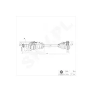 40SKV118 SKV Półoś napędowa